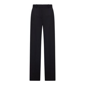 Loewe Women Black Tailored Trousers With Contrasting Side Band